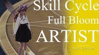 Lost Ark - Artist, Full Bloom - Build Planner, Skill Cycle