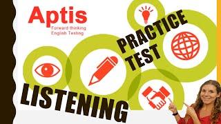 Complete APTIS Listening Test  (PDF with ANSWERS) 