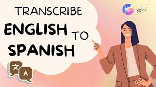 How to transcribe English Audio to Spanish (Automatic Audio Translator)