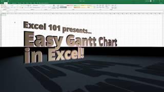 Excel Tutorial: Make IMPROVED interactive visual schedule (Gantt chart) with one formula!