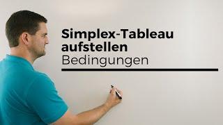 Simplextableau aufstellen, Simplex-Algorithmus/-Verfahren | Mathe by Daniel Jung