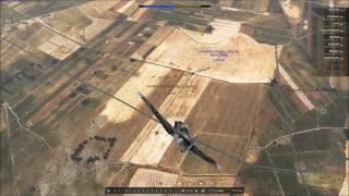 War Thunder - Bf 109 G-2/trop double kill