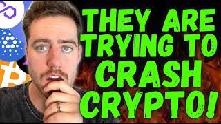 BITCOIN - THEY ARE DESPERATE FOR A CRASH!