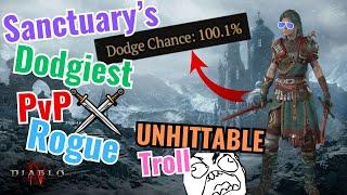 Diablo 4 PvP Rogue is BROKEN! 100% Dodge!!!