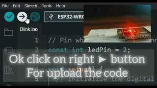 esp32 blinking led light | For beginners