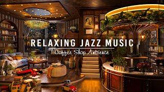 Warm Jazz Instrumental Music for Studying, WorkingNight Cafe Shop Ambience & Smooth Jazz Music