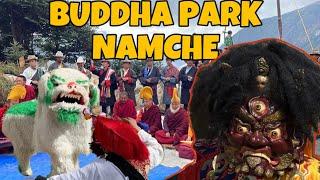 Grand pooja Successful on  Namche Bazar (Buddha park )