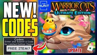 ️Update New!!️CODES FOR WARRIOR CATS IN 2024 - ROBLOX WARRIOR CATS ULTIMATE EDITION CODES