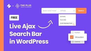 FREE Ajax Search Bar with Dropdown for WordPress (Gutenberg)
