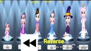 My Talking Angela REVERSE Level 115 Vs Level 130 Vs Level 30 Vs Level 912 Vs Level 712 Vs Level 718