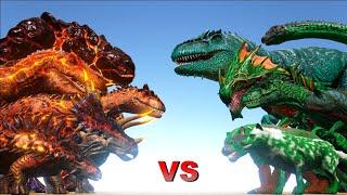 X-Creatures VS R-Creatures | ARK