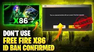 DONT USE FREE FIRE X86 VERSION I FREE FIRE X86 VERSION ID BANNED FREE FIRE OFFICIAL NEWS