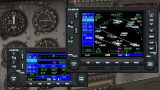 Tutorial (Deutsch) - XPlane 11 Navigation mit Standardnavi Garmin, ILS, Autopilot und Flugplan