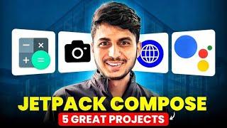 Jetpack Compose Tutorial in Android - 5 Projects