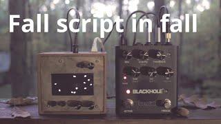 sketch [14]:  Monome Norns Shield Fall Script & Asynchronous Violins Digitakt | Generative Ambient.