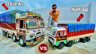 RC TATA LPT 1210 Vs TATA Biggest 4825 Truck - Chatpat toy TV