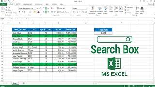 How to Create Search Box in Microsoft Excel | Advanced Conditional Formatting in Excel