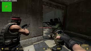 Counter Strike : Source - Backalley - Gameplay "Terrorist Forces" (with bots) No Commentary