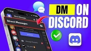 How to Send a DM on Discord Mobile on iPhone | Send Messages in Discord