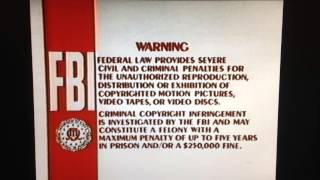 Red-Orange FBI Screens (1984-1991)