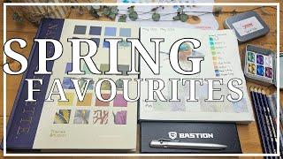 Spring Art Haul  Nature's Palette, Bastion bolt-action pen, Derwent Inktense, Khadi paper, Skrim wc