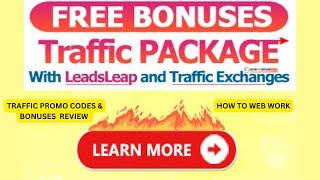 TRAFFIC PROMO CODES & BONUSES  Review | how to web work