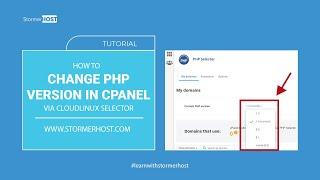 How to change the PHP Version via Cloudlinux Selector in cPanel