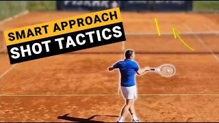 How To Approach The Net In Tennis - Cross vs Down The Line