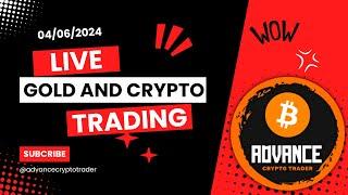 Live Gold And Crypto Trading | 04 June (xauusd) Gold