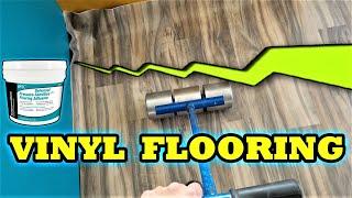 How to glue down and seam Vinyl sheet flooring