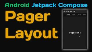 View Pager Pager Layout in jetpack compose | Horizontal Pager in Jetpack Compose | Vertical Pager