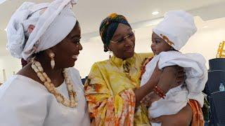 OONI OF IFE'S PRINCE ADEMAKINWA WITH QUEEN ASHLEY AND QUEEN ADERONKE