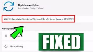 Fix: KB5011563 Not Installing on Windows 11