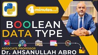 Boolean Data Type | Python Programming tutorial for absolute beginners