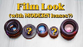 Which cheap, modern lenses look like film?