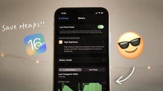 How To Save Battery On The iPhone 14 And iOS 16.x & iOS 15.x