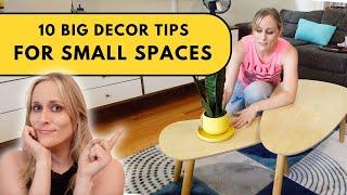 10 Renter Friendly Tips for Decorating Small Spaces, Studios, and More!