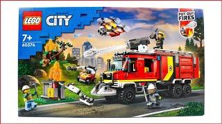 LEGO CITY 60374 Fire Command Truck Speed Build