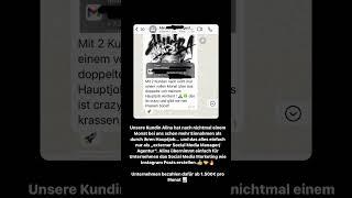 Für das Posten auf Instagram bezahlt werden 