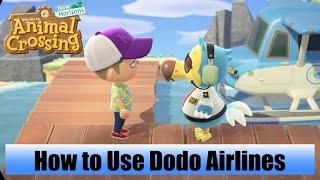 Animal Crossing: New Horizons – How to Use Dodo Airlines to Fly to other Islands