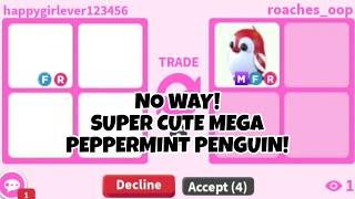 FINALLY GOT SUPER CUTE MEGA NEON PEPPERMINT PENGUIN But Did I  OVERPAY WAY TOO MUCH+HUGE WIN TRADE