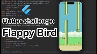 Flappy Bird with Flutter | Flutter Challenge | Livestream #2