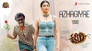 Azhagiyae - Full Video Song ( Tamil ) | Coolie First Single | Superstar Rajinikanth | Shruti Haasan.