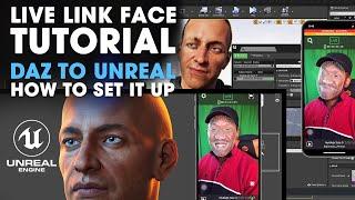 Daz to Unreal Engine Bridge ~ How to Animate Genesis 8.1 Using Live Link Face and iPhone X