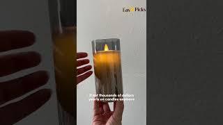 3D glass realistic LED light