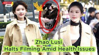 Shocking Scene Zhao Lusi Seen at Hospital in Wheelchair at Midnight