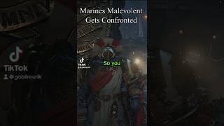 Marines Malevolent gets what he deserves #warhammer #warhammer40k