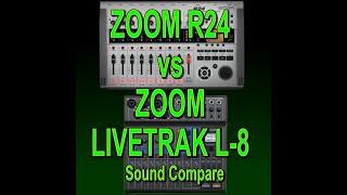 ZOOM LIVETRAK L-8 VS Zoom R-24