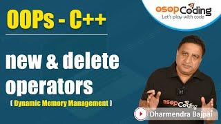 New and delete operator in C++ | Dynamic memory allocation in C++ | C++ Full playlist - #Lecture27