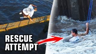 Parkour Water Challenge Unexpected RESCUE 